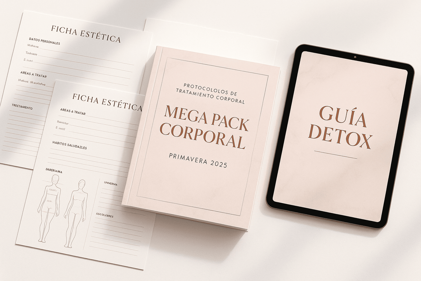 Mega Pack Corporal Primavera 2025 – Protocolos profesionales + fichas + guía detox
